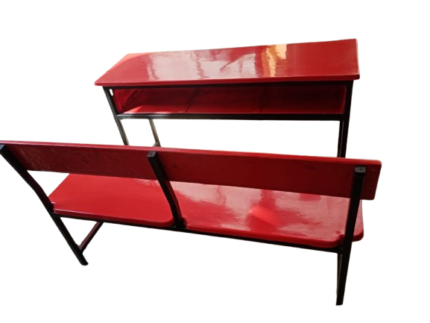 Academy Pro Dual Desk & Bench (Crimson Edition)